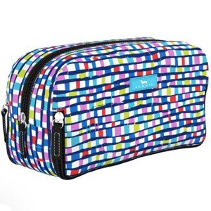 Scout 3-Way Zip Toiletry Bag Medium Three Zipper Makeup Organization